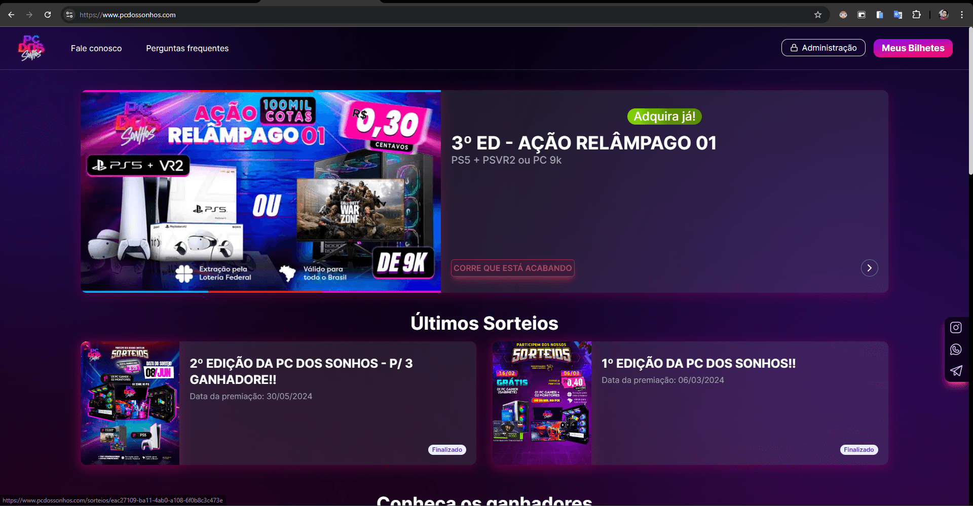 PC DOS SONHOS